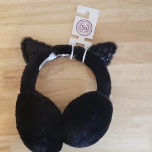 Kitty cat earmuffs